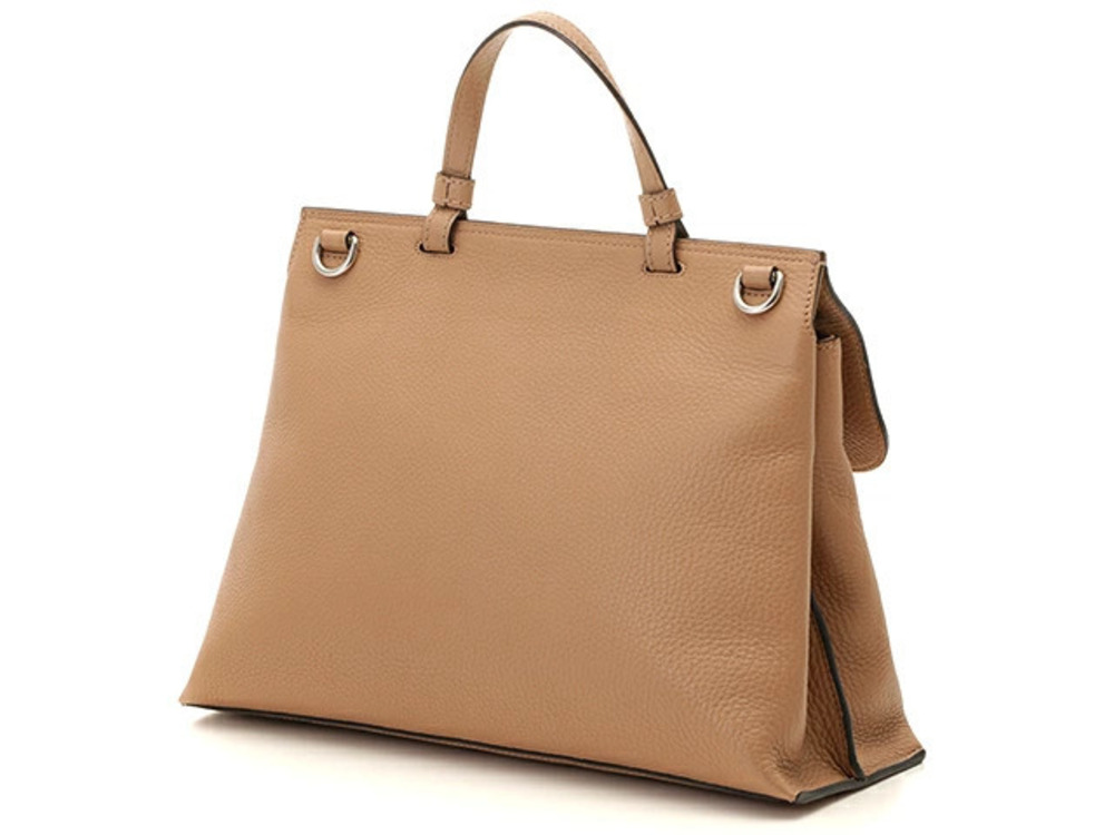 Gucci Shoulder Bamboo Beige Daily Leather Bag Cream Tan Cream